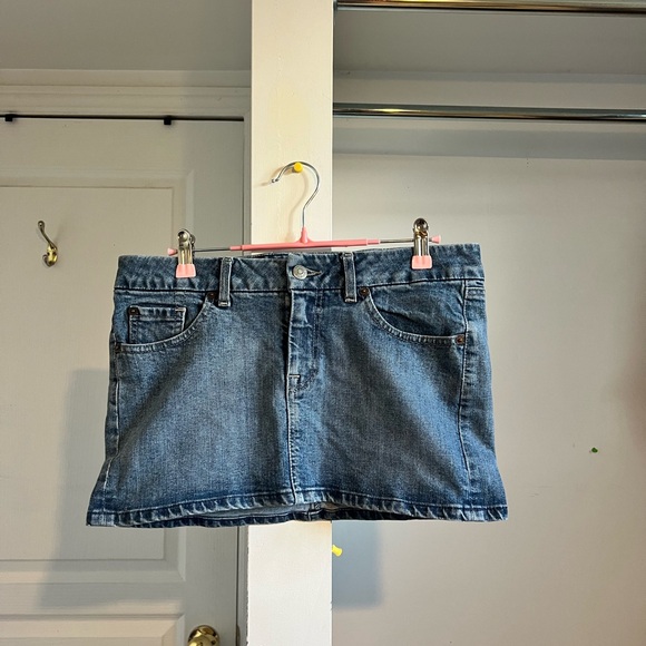 Denim Mini Skirt - Picture 4 of 7